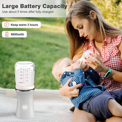 Food Grade Baby Bottle Warmer Portable Travel Milk
