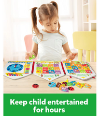 Todders Montessori Busy Book, Baby Activity Sensory Board, Fine Motor Skills Quiet Book