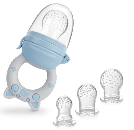 4pcs/set Silicone Fruit & Vegetable Feeder for Infants and Toddlers 6-36 months