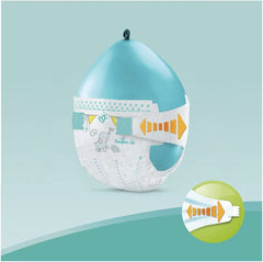 Pampers Baby-Dry Nappies Size 3 Crawler, 198 Nappies, 6-10kg, Monthly Pack