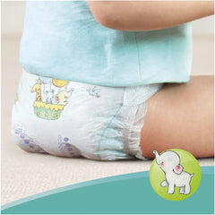 Pampers Baby-Dry Nappies Size 3 Crawler, 198 Nappies, 6-10kg, Monthly Pack