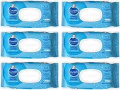 Curash Simply Water Baby Wipes, Pack of 480 (6 x 80 pack)